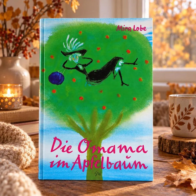 Die Omama im Apfelbaum