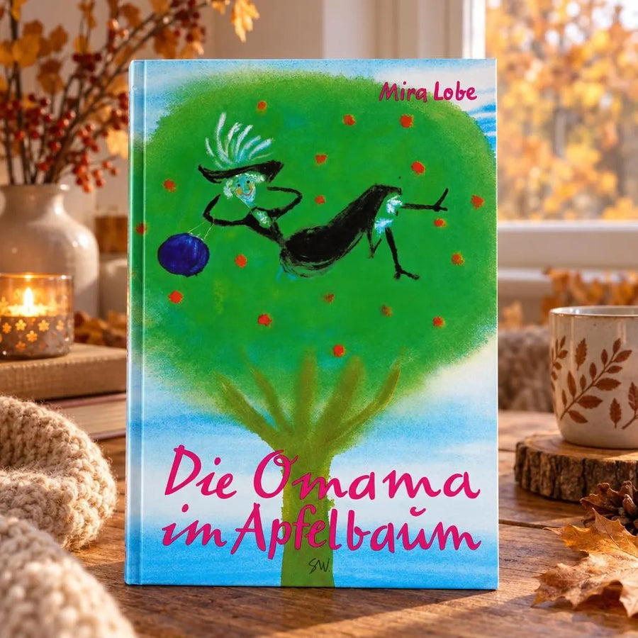 Die Omama im Apfelbaum