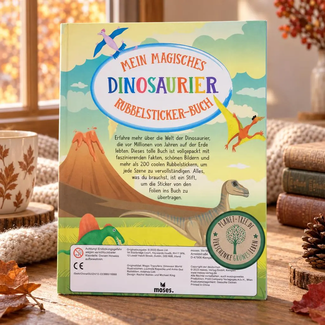 Mein magisches Dinosaurier Rubbelsticker-Buch