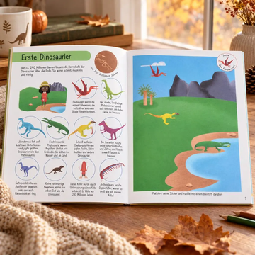 Mein magisches Dinosaurier Rubbelsticker-Buch