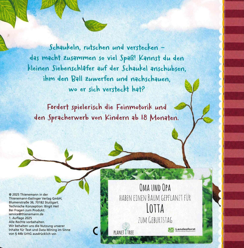 Der kleine Siebenschläfer: Spiel mit mir!