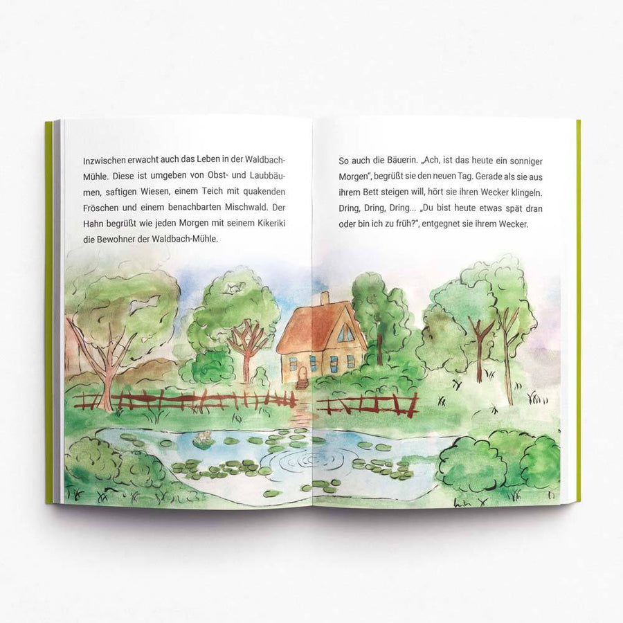 Blick ins Buch: Die wahre Geschichte von Frischling Nessi, Seiten 18–19 – Ölsner Verlag