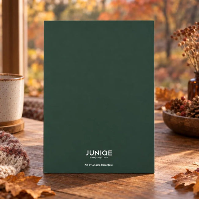 Notizbuch mit Waldmotiv - Herbst