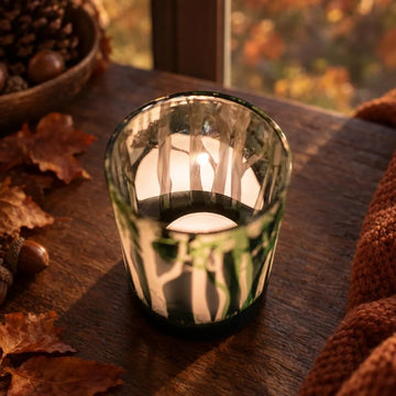 Windlicht mit tollem Waldmotiv