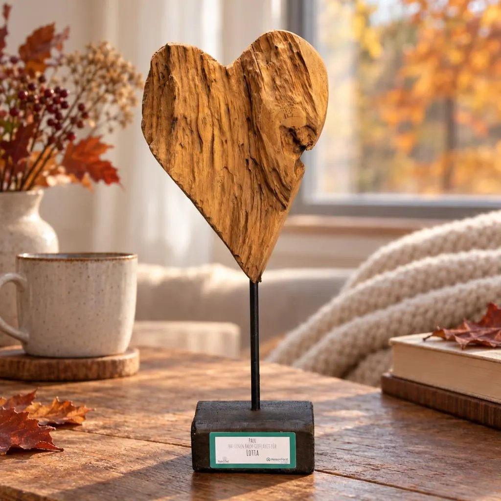 Herz aus Holz – Produktansicht