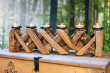 Großer Kerzenhalter aus Treibholz