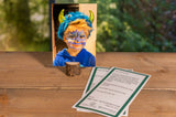 Foto auf Holzstämmchen mit Zertifikat - Geschenk plus Baumspende in deutschem Landesforst