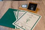 Planet Tree Halskette - recyceltes Silber - Geschenk inklusive Baumspende in deutschem Forst