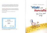 Henri und Henriette - Die Eier sind weg! - Buch plus Baumspende in deutschem Landesforst
